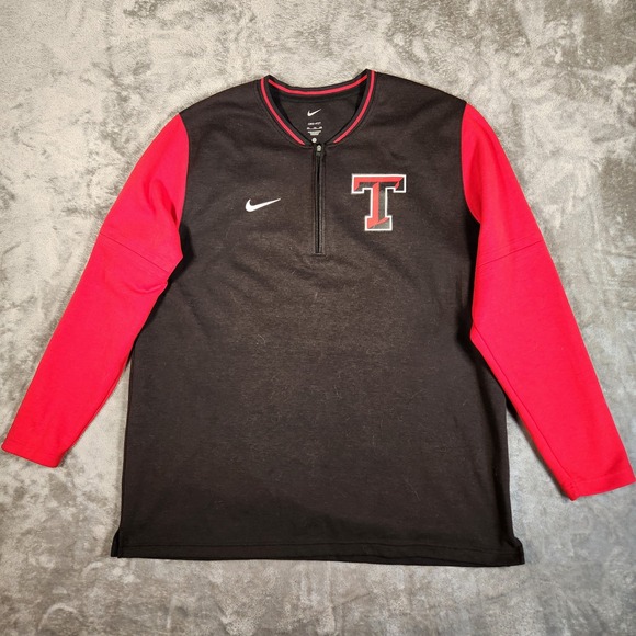 Nike Other - Texas Tech Nike Quarter-Zip Mens XXL Black Red NCAA Football FJ9549-013 EUC